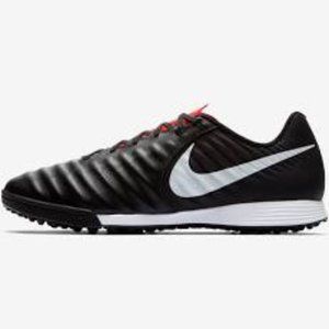 Nike Tiempo Genio Turf Shoe, Size 9, Black/Red